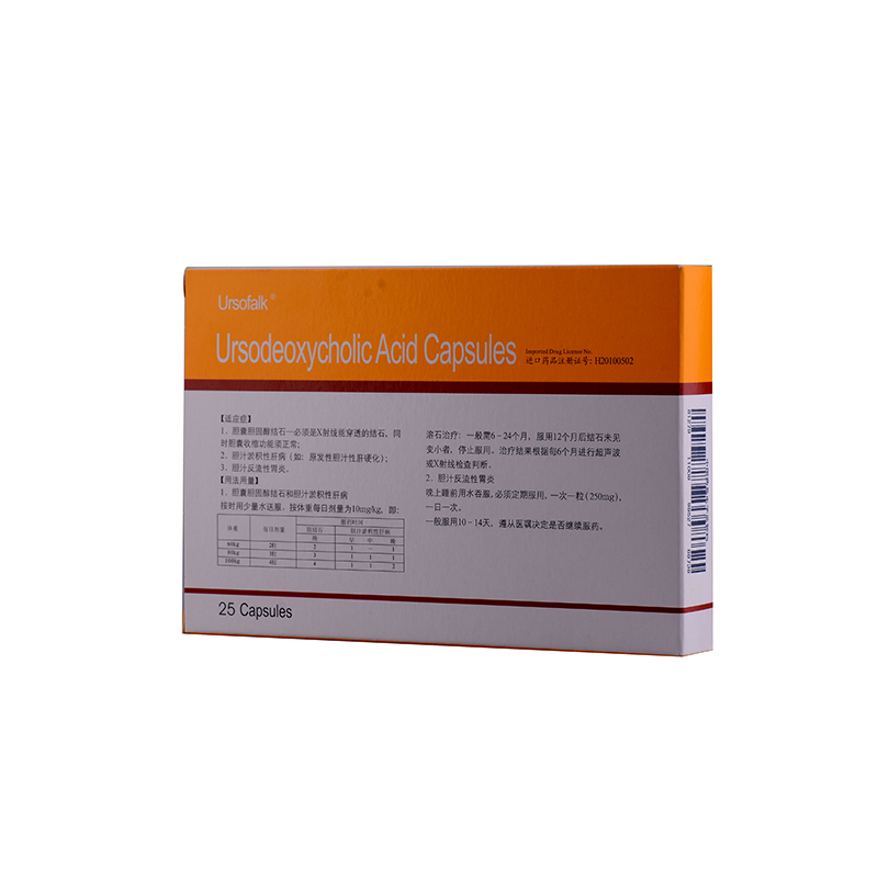 優思弗 熊去氧膽酸膠囊 25粒