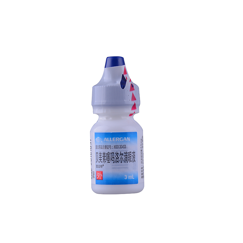 克法特 貝美素噻嗎洛爾滴眼液 3ml