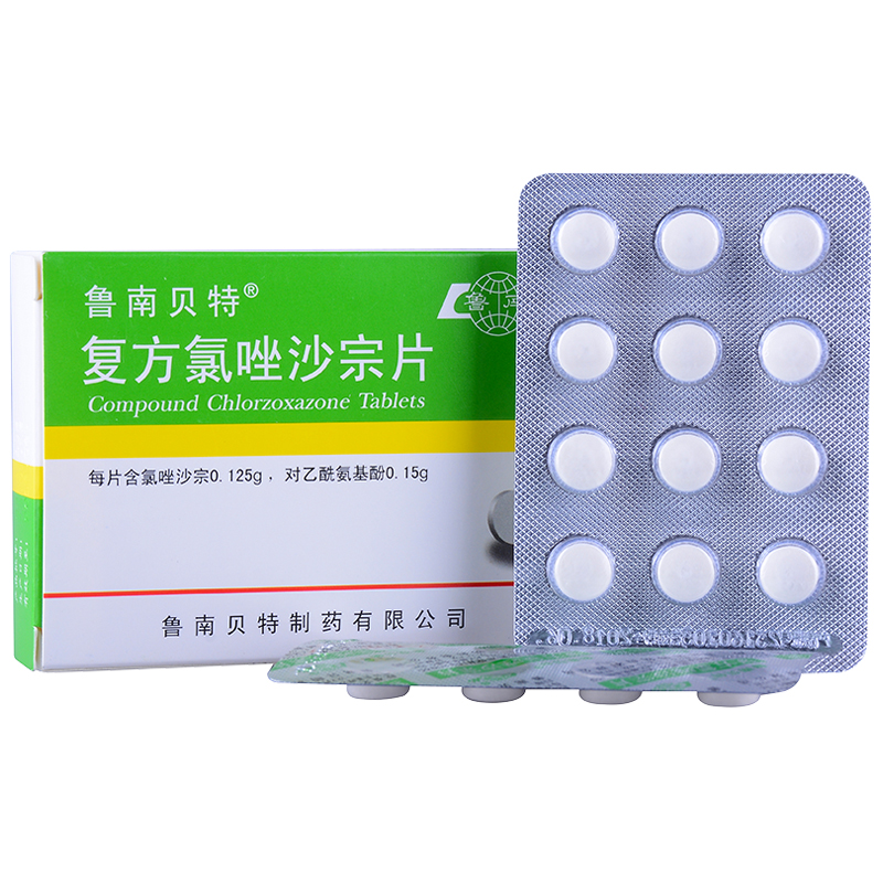 魯南貝特 復方氯唑沙宗片 24片
