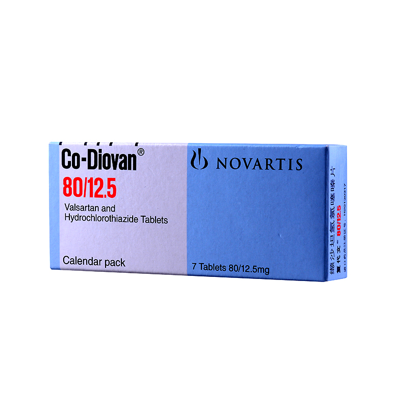 復代文 纈沙坦氫氯塞嗪片 80mg:12.5mg*7片